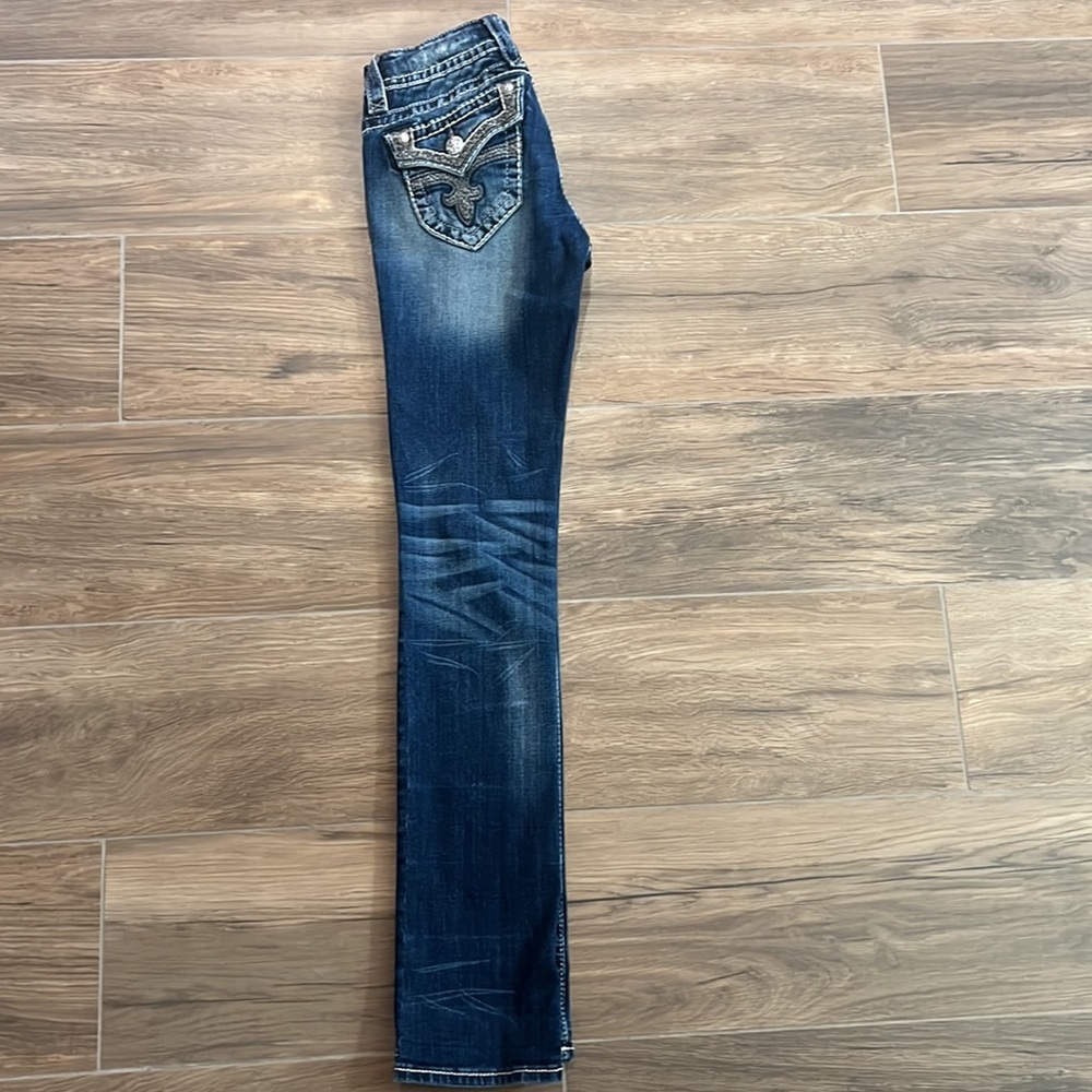 Rock Revival size 26 straight leg denim jean - Picture 2 of 6